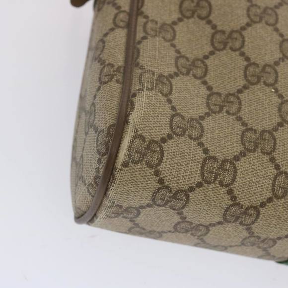 GUCCI GG Supreme Web Sherry Line Clutch Bag PVC Beige 89 01 012 Auth ac2794 - Picture 10 of 16